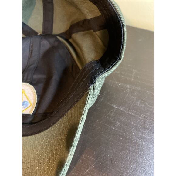 Webelos Hat Boy Scouts of America BSA Plaid Olive Green - M/L Hook And Loop Cap - Picture 5 of 11